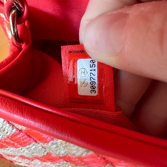 Chanel Raffia small flap - Picture 11 of 12